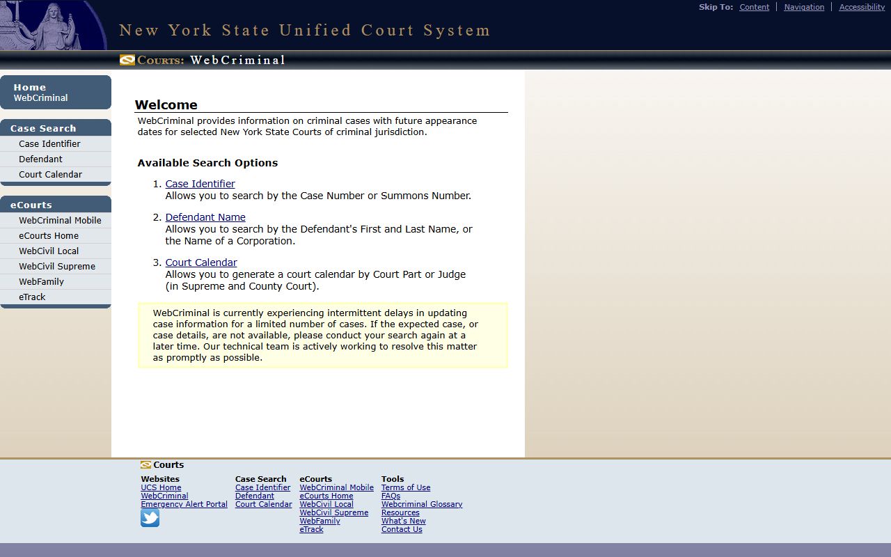 Washington County court records after arrest WebCriminal case lookup